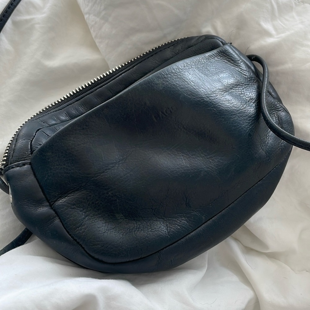Baggu leather mini crossbody bag
